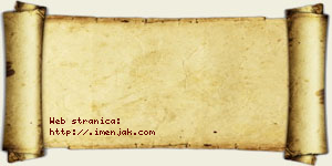 Snežana Vesković vizit kartica